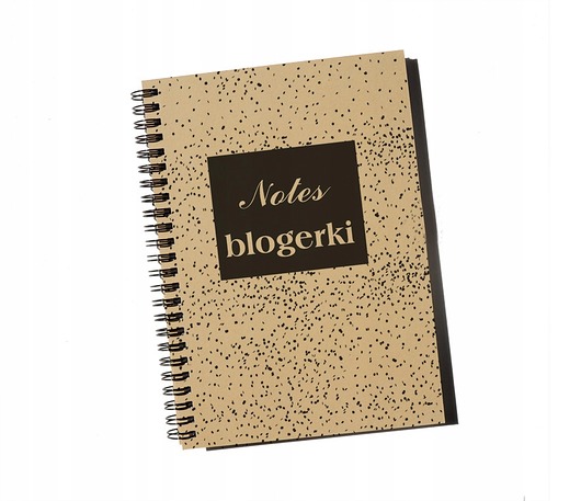 notatniki i albumy Notes blogerki, notatnik, papier z recyklingu