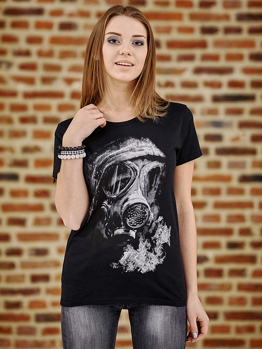 T-shirt damski UNDERWORLD Gas mask UNDERWORLD