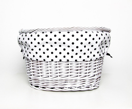 koszyk wiklinowy  + wkład GrOcHy retro pan pompka