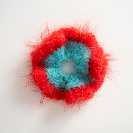 gumki do włosów Scrunchie maczek