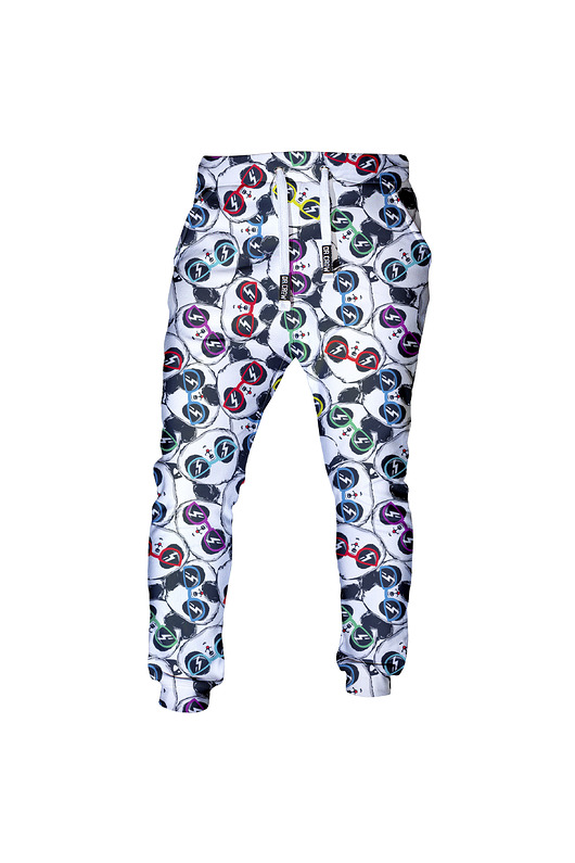 spodnie dresowe damskie DR.CROW Spodnie Fullprint Pandy