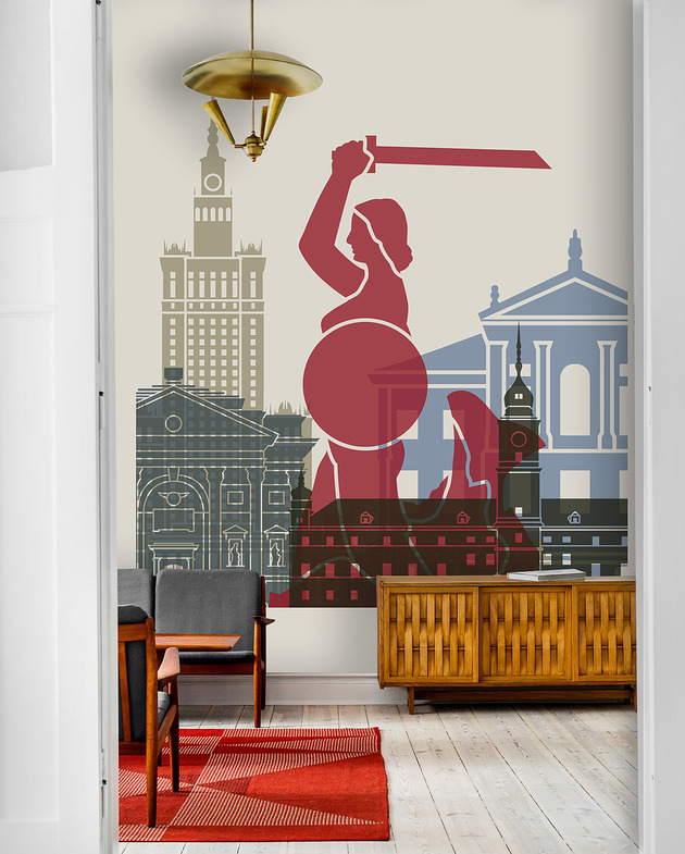 fototapeta Warszawa - tapeta