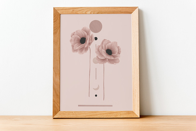 grafiki i ilustracje Plakat kwiaty