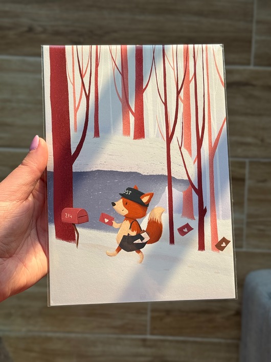 grafiki i ilustracje Print "Love Mail"