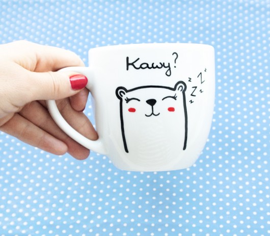 Kawy? - porcelanowy kubek XL miamilu