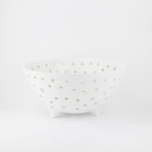 miski i misy Ceramiczny durszlak na owoce duży i mały