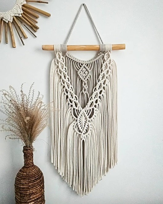 Makrama Boho Zaplątana W Sznurki