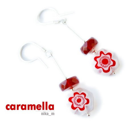 KOLCZYKI - caramella nika