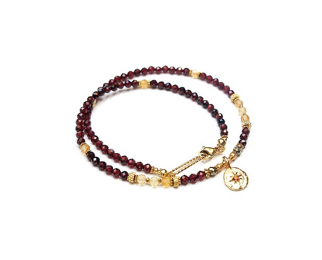 chokery Granaty choker vol. 19 /23.10.25/- Szlachetna kolekcja