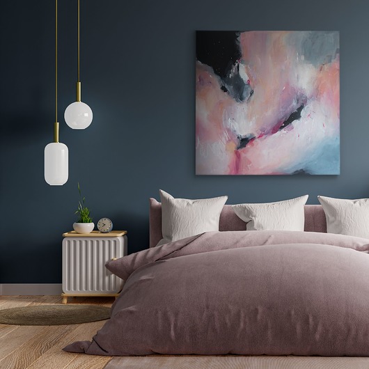 obrazy Ciepły deszcz  // duży obraz akrylowy 100x100cm
