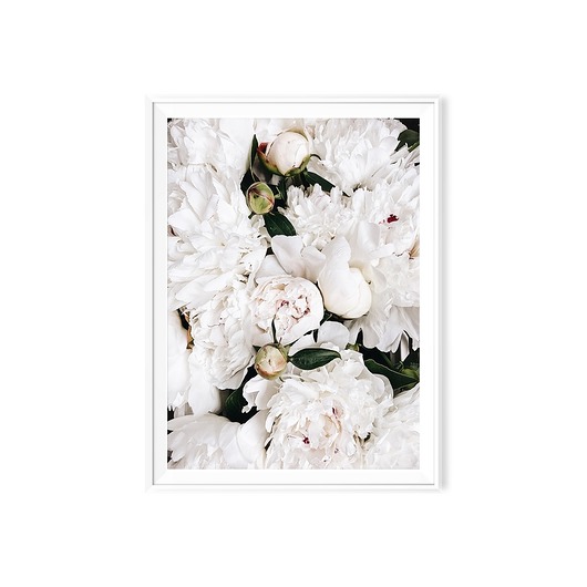 Plakat minimalistyczny botaniczny Peonies myscandi