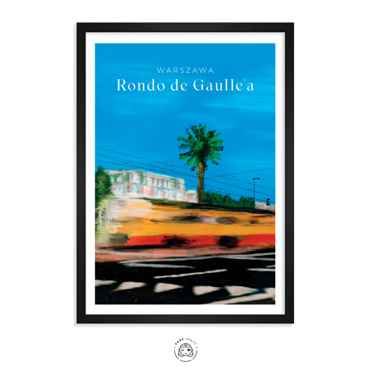 plakaty Plakat - Rondo de Gaulle'a