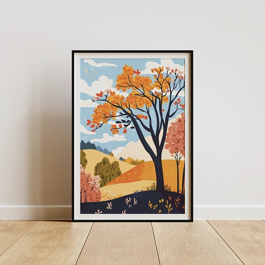 plakaty Plakat - Beskid Niski jesienią