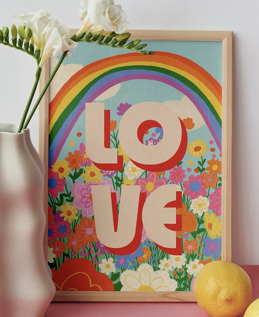 plakaty Plakat "LOVE" A4