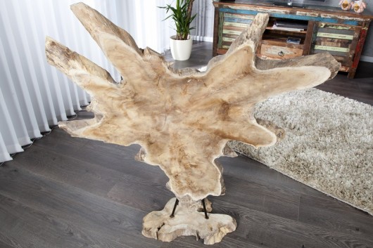 Rzeźba teakowa Wood Splash 90cm (Z22483) Home Design