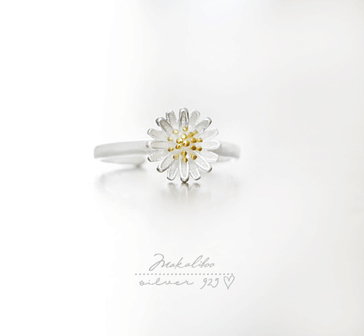 Daisy - Makaliboo  - SREBRO 925 -BOX Ewa Saj  Silver