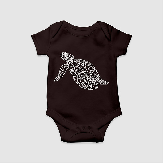 body i śpiochy niemowlęce Body z żółwiem
