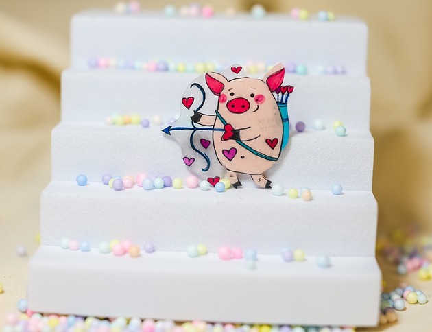 broszki Broszka Gienia kupidynka