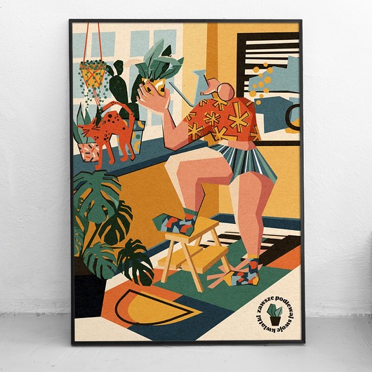 grafiki i ilustracje Kwiatki
