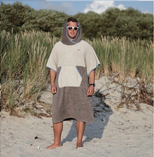 Surf Poncho  - Blue Sailor -  Poncho dla morsa Mimi Monster