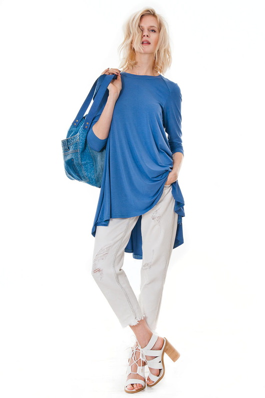 bluzki - inne Bluzka FIO-KOŁO LAZUR