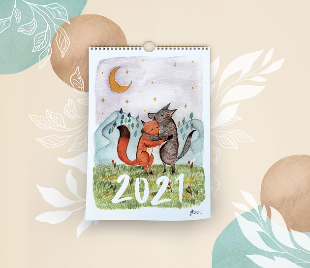 KALENDARZ 2021 LEŚNE HISTORIE 2 Wypisz Wymaluj