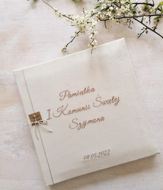 komunia - pozostałe Pamiątka Komunii Świętej - album dla chłopca