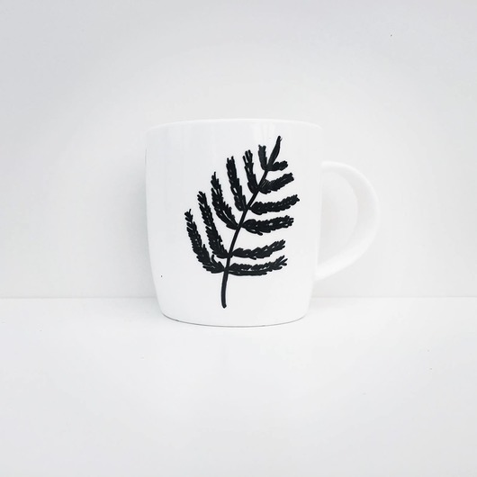 Kubek Kolekcja Flower in black welov