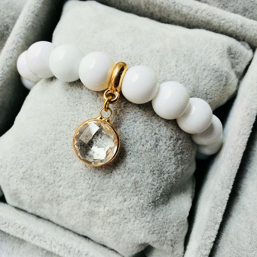 Bransoletka WHITE CRYSTAL labonita