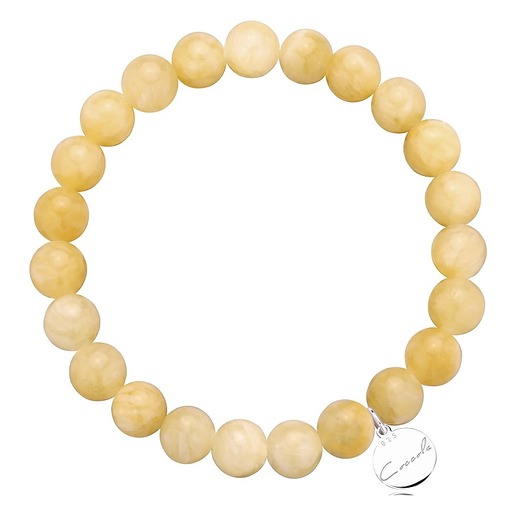 BRANSOLETKA COCCOLA jadeit + srebro 925  309 I Coccola JEWELLERY