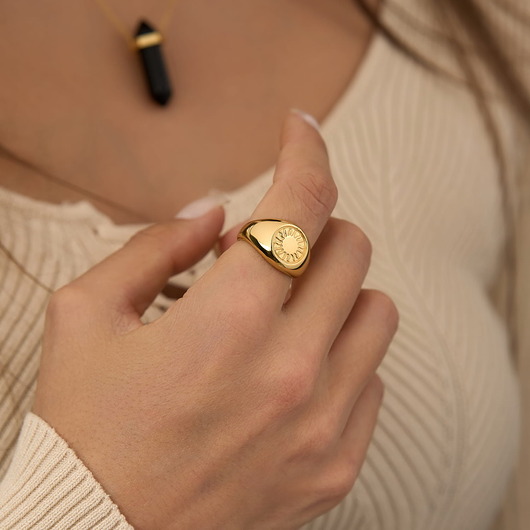 pierścionki złote Pierścionek- srebro 925 pozłacane