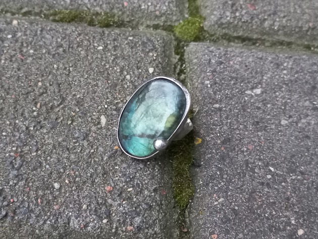 pierścionki - różne Jezioro marzeń - pierścionek regulowany