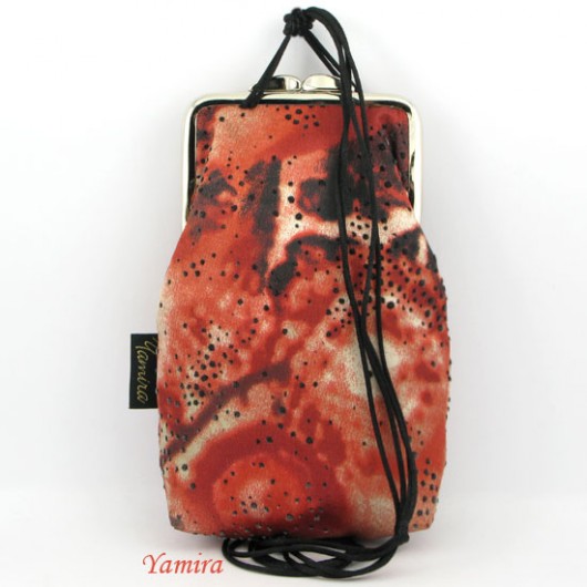 Torebka :: satin red and velvet  :: yamira