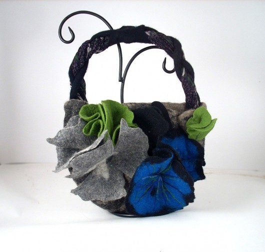 Jedwabnofilcowa Torebka: Living Bag filcant