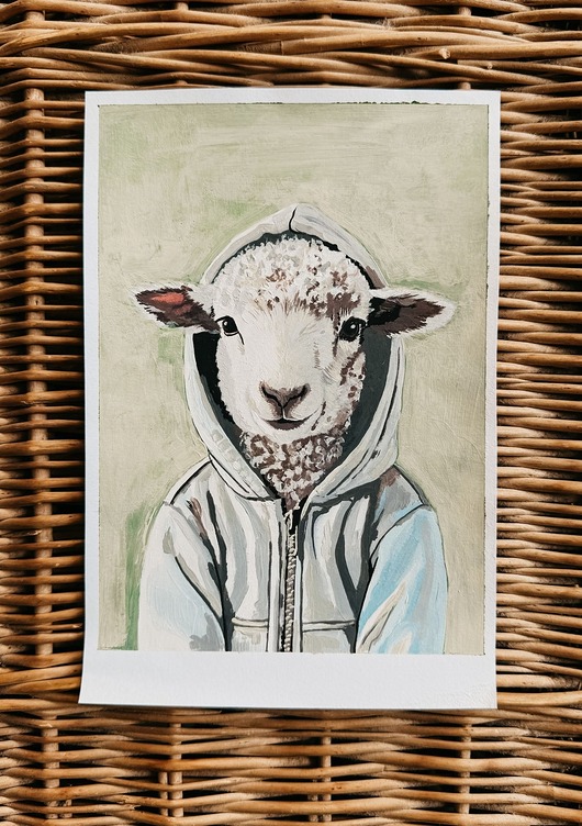 kartki wielkanocne Kartka wiosenna "Beeeeee"