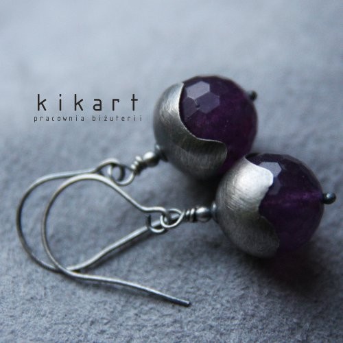 violet - kolczyki kikart