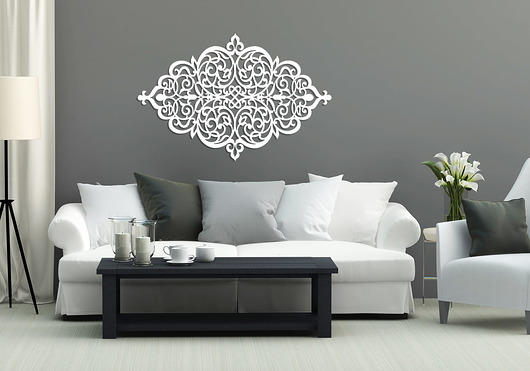 dekoracje - na ścianę AŻUROWY PANEL DEKORACYJNY, ARABESKA, STYL MAROKAŃSKI, ornament