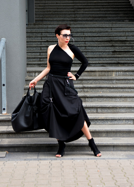 tuniki damskie New Bluzka Asymetryczna