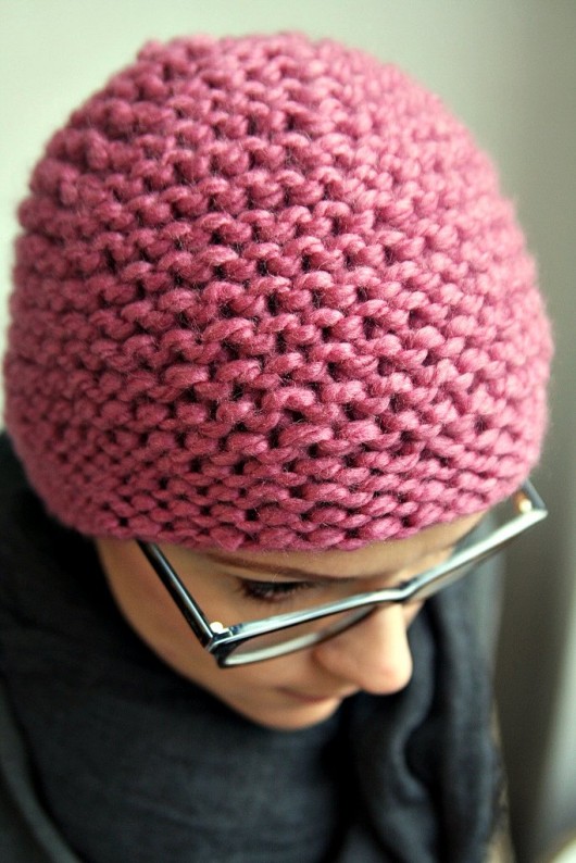 Czapka Chunky {Mauve} made by agah
