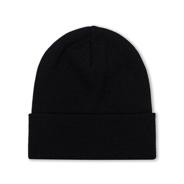 czapki damskie Wełniana Zimowa Czapka 100% wełny merino unisex Czarna