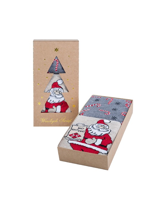 Zestaw Świątecznych Skarpetek Damskich 3 Popsox