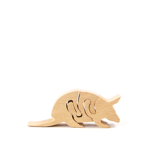 klocki i zabawki drewniane Pancernik / Armadillo 