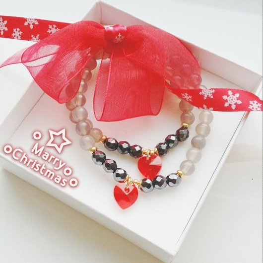 Zestaw BRANSOLETEK DLA MAMY I CÓRKI RED HEART  POPLAVSKY