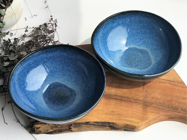 Misa Miska ceramiczna na ramen  Borówka Ceramika Tyka