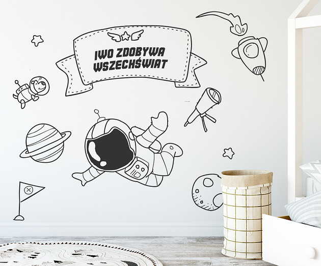 Naklejki ścienne Zdobywca Wszechświata Make My Wall 