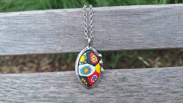 wisiory Millefiori - wisiorek