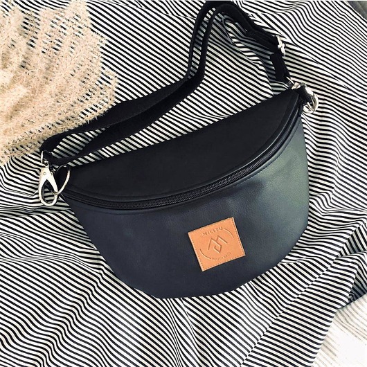 saszetka nerka Nerka / torebka Mili Belt Bag M - czarna