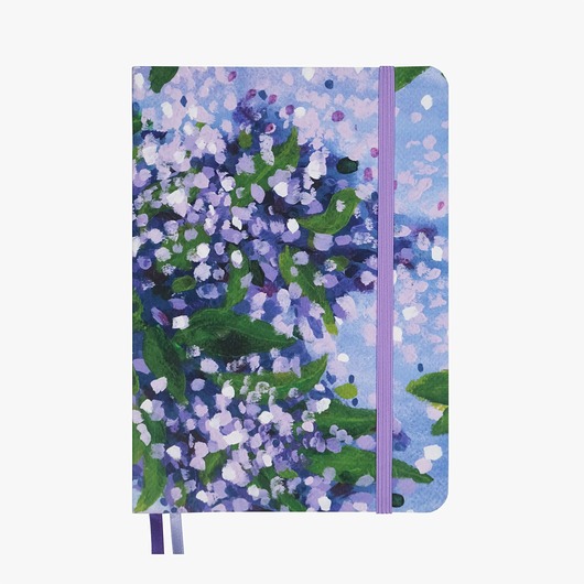 notatniki i albumy Lilac Fairy - notatnik A5, bullet journal, planer w kropki