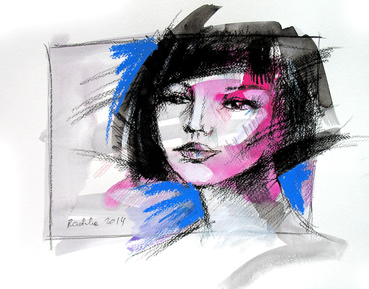 Amelia - plakat 70x50 cm Katarzyna Radzka