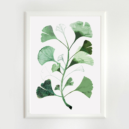 Plakat Miłorząb 30x40 cm Anita Tomala